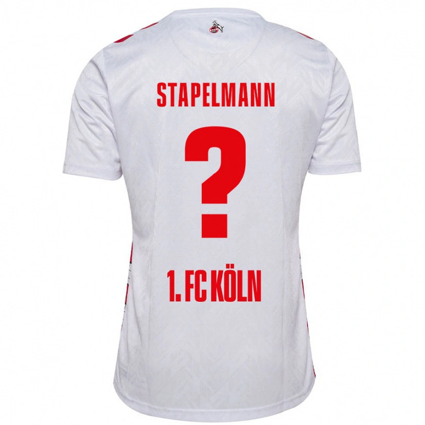 Danxen Men Luis Stapelmann #0 White Red Home Jersey 2024/25 T-Shirt