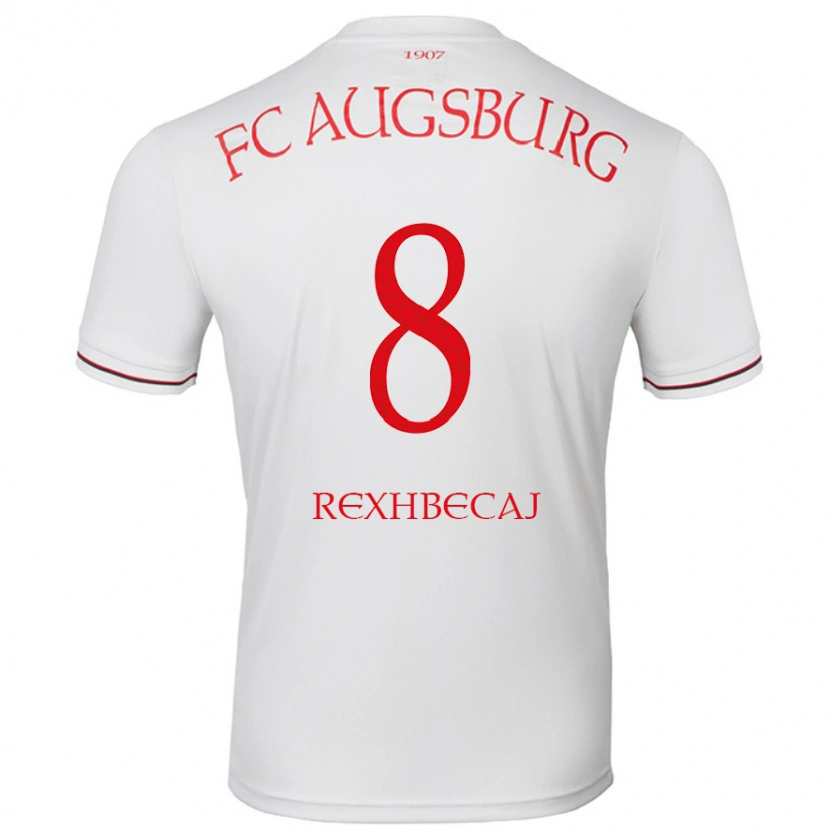 Danxen Men Elvis Rexhbecaj #8 White Home Jersey 2024/25 T-Shirt