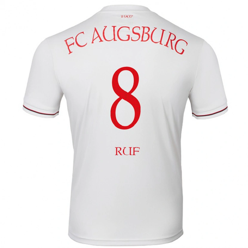 Danxen Men Jonas Ruf #8 White Home Jersey 2024/25 T-Shirt