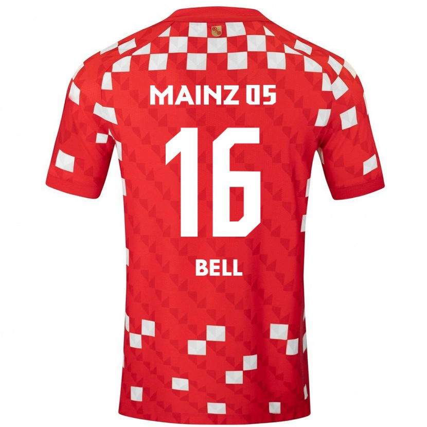 Danxen Men Stefan Bell #16 White Red Home Jersey 2024/25 T-Shirt