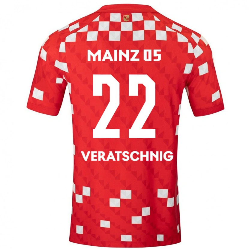 Danxen Men Nikolas Veratschnig #22 White Red Home Jersey 2024/25 T-Shirt