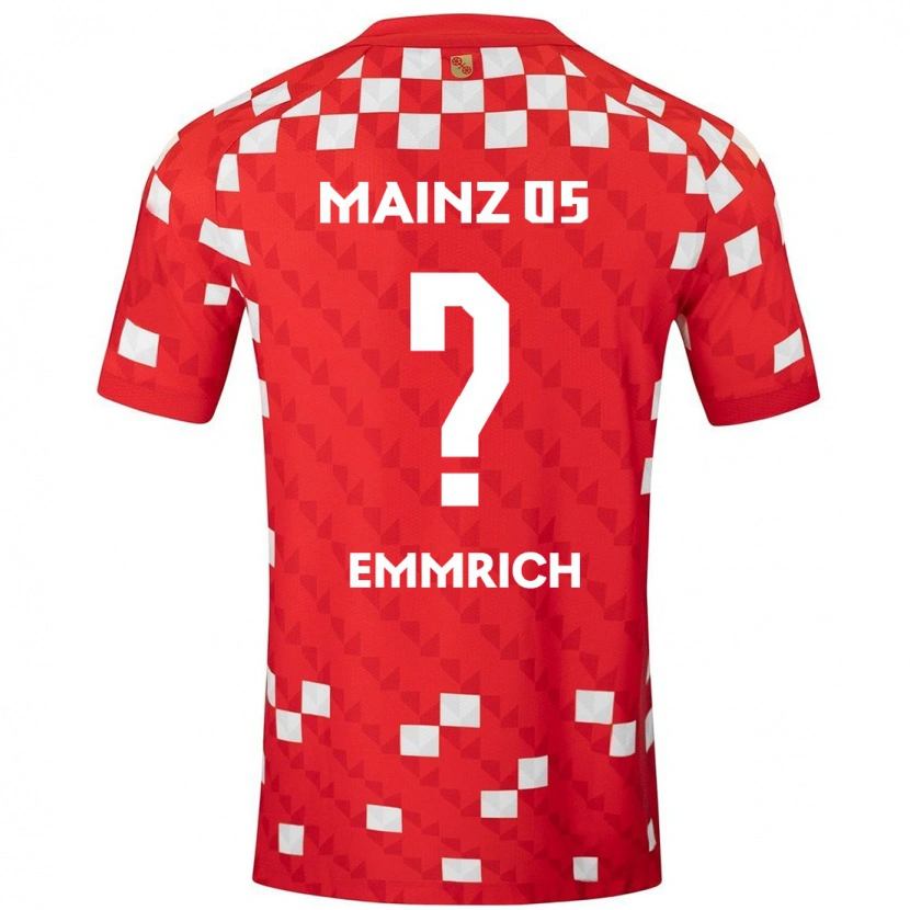 Danxen Men Robin Emmrich #0 White Red Home Jersey 2024/25 T-Shirt