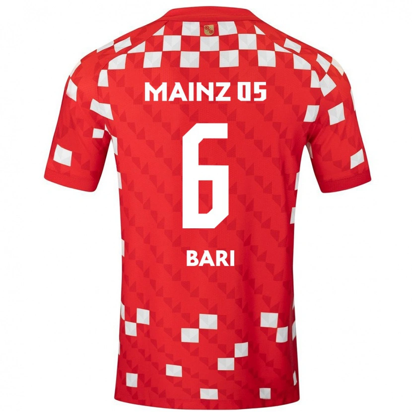 Danxen Men Lorena Bari #6 White Red Home Jersey 2024/25 T-Shirt