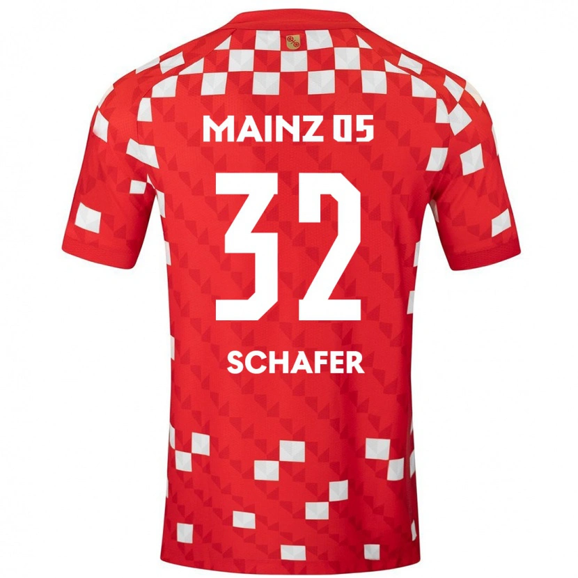 Danxen Men Ann-Christin Schäfer #32 White Red Home Jersey 2024/25 T-Shirt