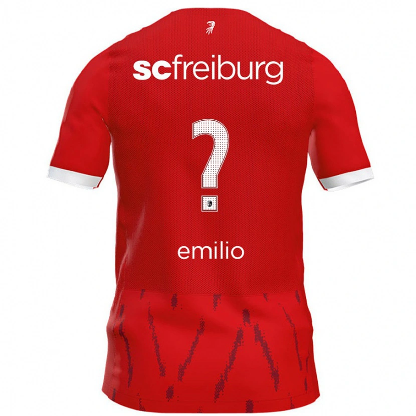 Danxen Men Emilio Schiertz #0 Red Home Jersey 2024/25 T-Shirt