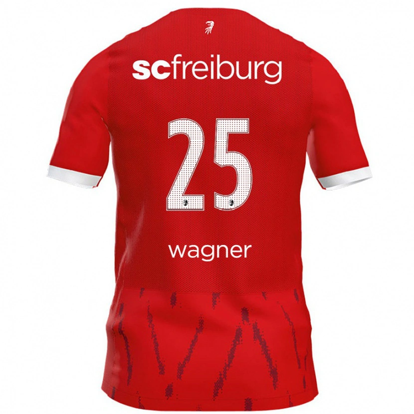 Danxen Men Noah Wagner #25 Red Home Jersey 2024/25 T-Shirt
