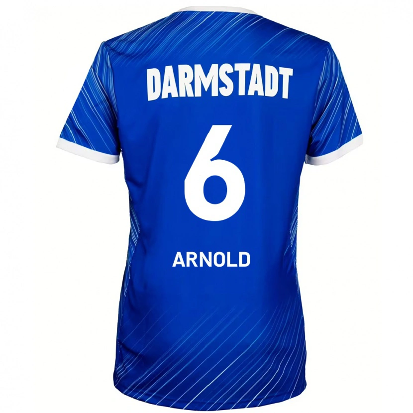 Danxen Men Tim Arnold #6 Blue White Home Jersey 2024/25 T-Shirt