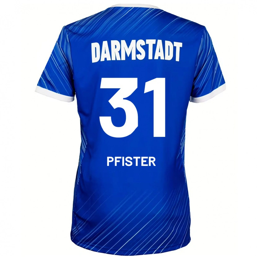 Danxen Men Max Pfister #31 Blue White Home Jersey 2024/25 T-Shirt