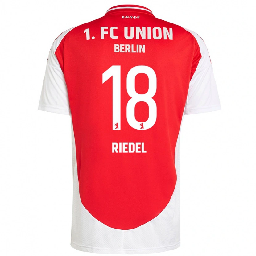 Danxen Men Aaron Riedel #18 Red White Home Jersey 2024/25 T-Shirt
