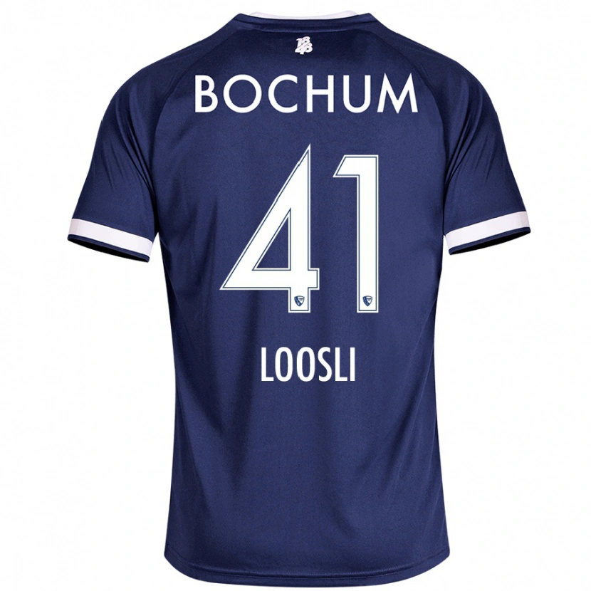Danxen Men Noah Loosli #41 Dark Blue Home Jersey 2024/25 T-Shirt