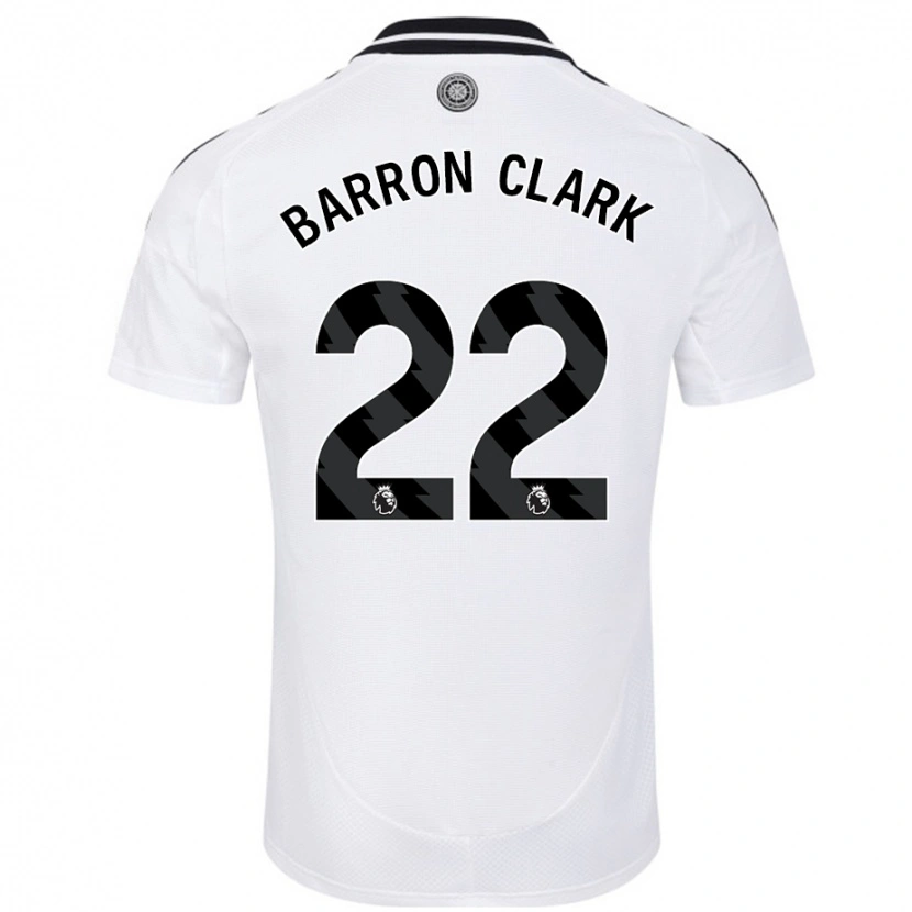Danxen Men Betty Barron-Clark #22 White Home Jersey 2024/25 T-Shirt