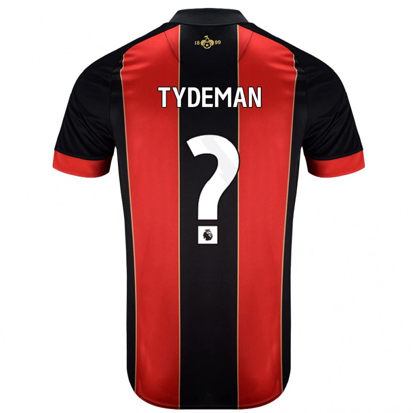 Danxen Men Kian Tydeman #0 Red Black Home Jersey 2024/25 T-Shirt