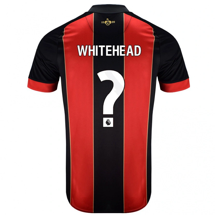 Danxen Men Tommy Whitehead #0 Red Black Home Jersey 2024/25 T-Shirt