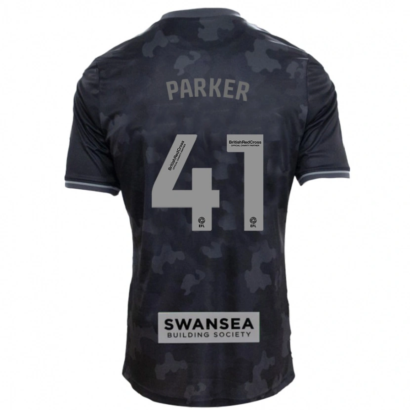 Danxen Men Sam Parker #41 Black Away Jersey 2024/25 T-Shirt
