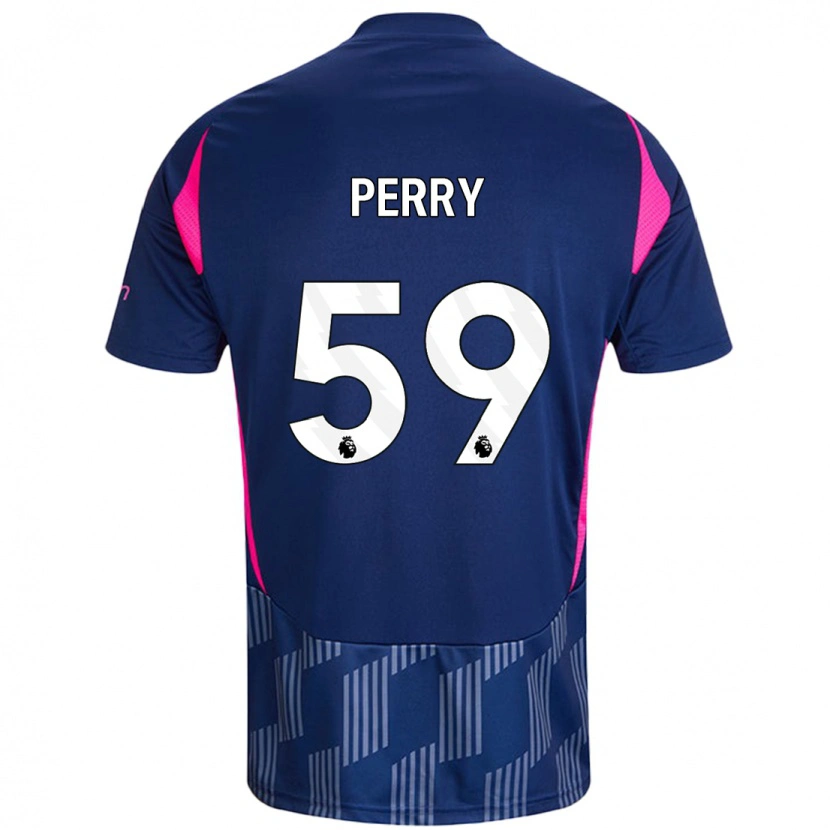 Danxen Men Ben Perry #59 Royal Blue Pink Away Jersey 2024/25 T-Shirt