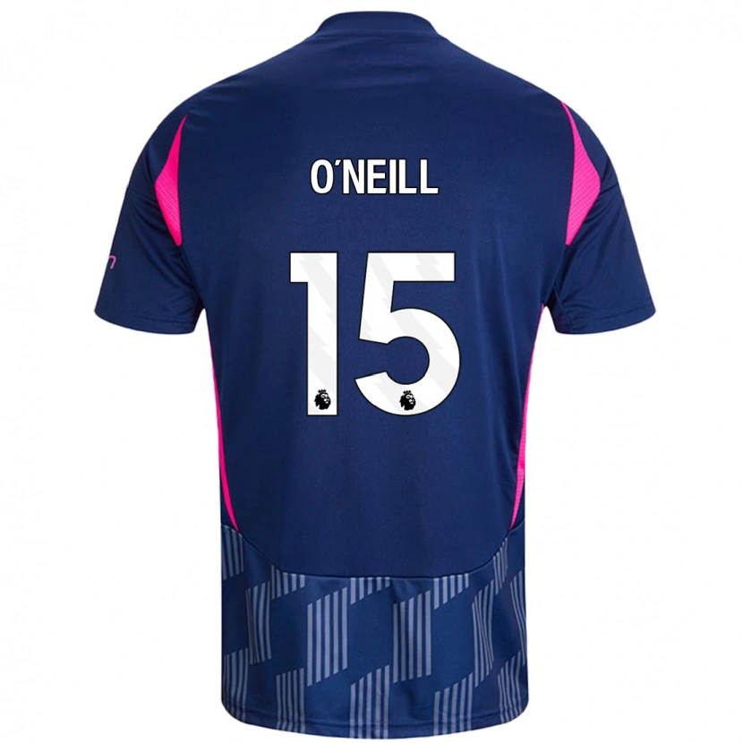 Danxen Men Laura-Jayne O'neill #15 Royal Blue Pink Away Jersey 2024/25 T-Shirt