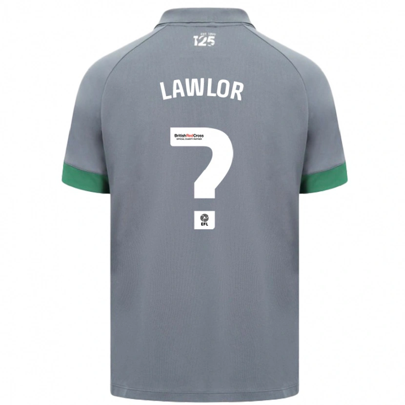 Danxen Men Dylan Lawlor #0 Dark Gray Away Jersey 2024/25 T-Shirt