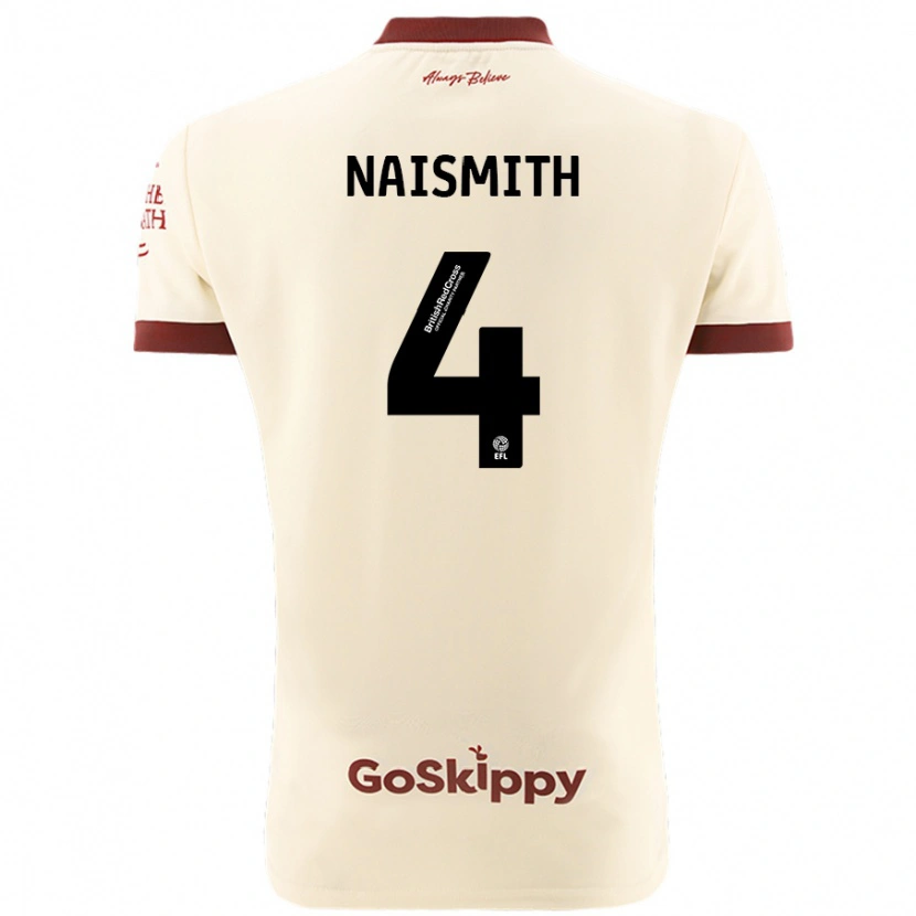 Danxen Men Kal Naismith #4 Cream White Away Jersey 2024/25 T-Shirt
