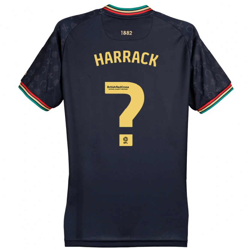 Danxen Men Kayden Harrack #0 Dark Navy Blue Away Jersey 2024/25 T-Shirt