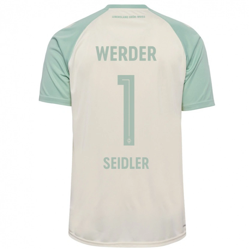 Danxen Men Calvin Seidler #1 Off-White Light Green Away Jersey 2024/25 T-Shirt