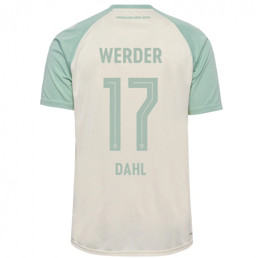 Danxen Men Amira Dahl #17 Off-White Light Green Away Jersey 2024/25 T-Shirt
