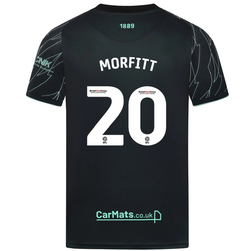 Danxen Men Izzy Morfitt #20 Black Green Away Jersey 2024/25 T-Shirt