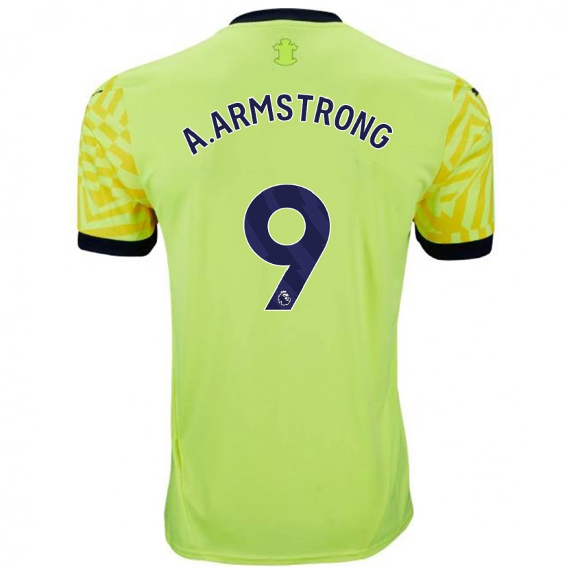 Danxen Men Adam Armstrong #9 Yellow Away Jersey 2024/25 T-Shirt