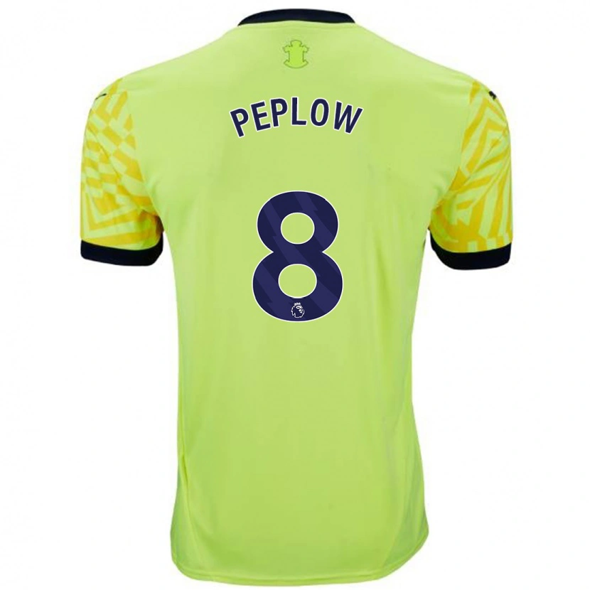 Danxen Men Chloe Peplow #8 Yellow Away Jersey 2024/25 T-Shirt