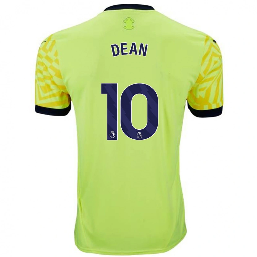 Danxen Men Rianna Dean #10 Yellow Away Jersey 2024/25 T-Shirt