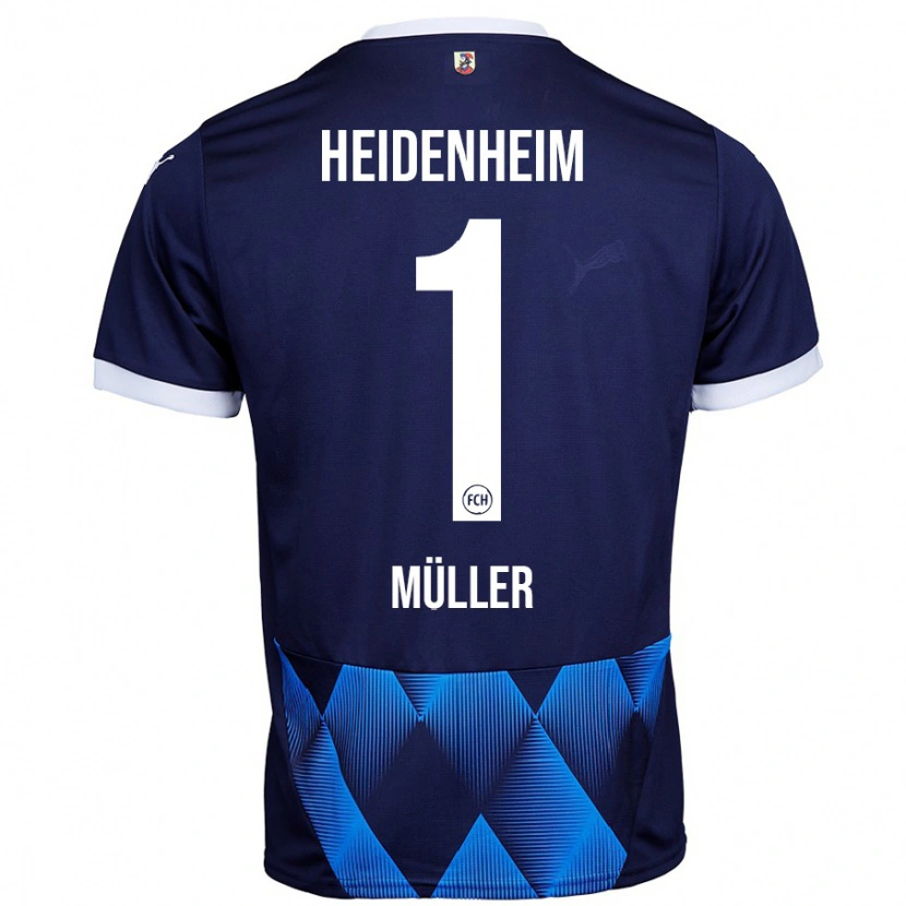 Danxen Men Kevin Müller #1 Dark Navy Blue Away Jersey 2024/25 T-Shirt