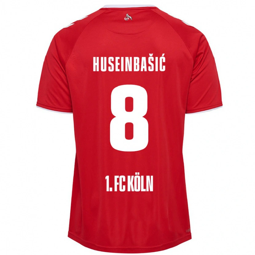 Danxen Men Denis Huseinbasic #8 Red White Away Jersey 2024/25 T-Shirt