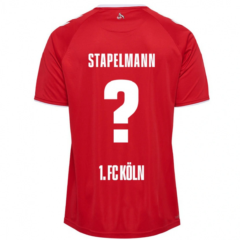 Danxen Men Luis Stapelmann #0 Red White Away Jersey 2024/25 T-Shirt