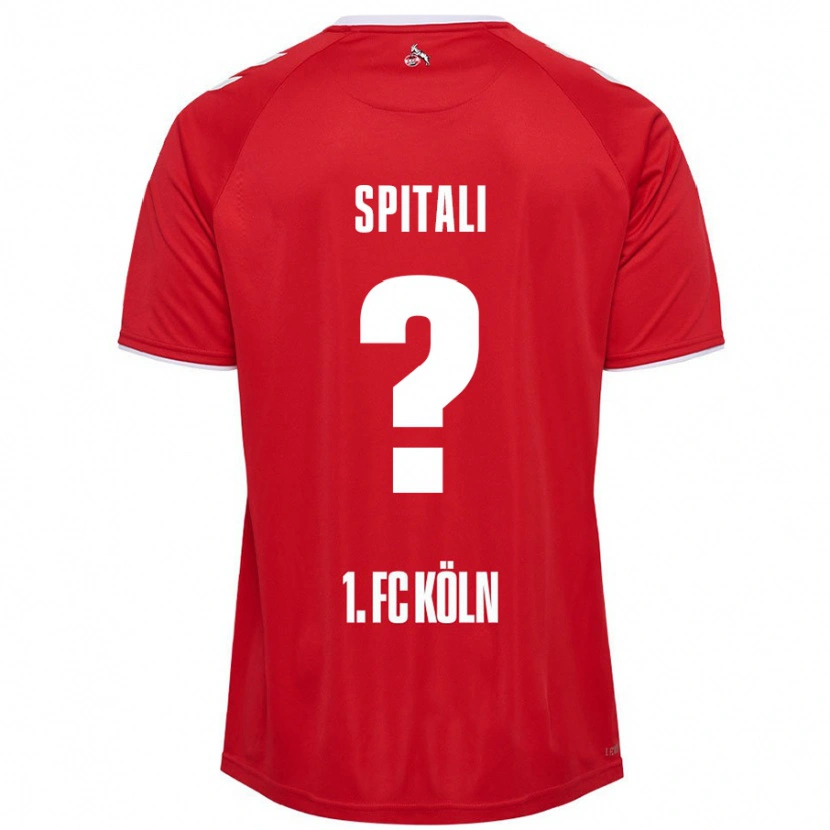 Danxen Men San-Luca Spitali #0 Red White Away Jersey 2024/25 T-Shirt