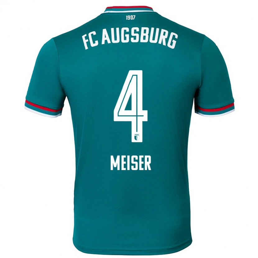 Danxen Men Felix Meiser #4 Dark Green Away Jersey 2024/25 T-Shirt