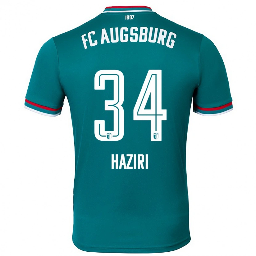 Danxen Men Edi Haziri #34 Dark Green Away Jersey 2024/25 T-Shirt