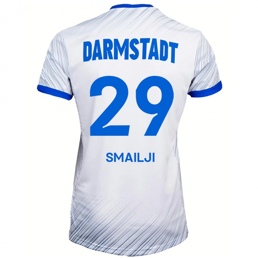Danxen Men Esad Smailji #29 White Blue Away Jersey 2024/25 T-Shirt