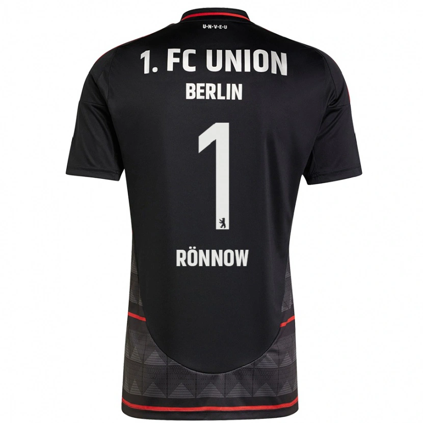 Danxen Men Frederik Rönnow #1 Black Away Jersey 2024/25 T-Shirt