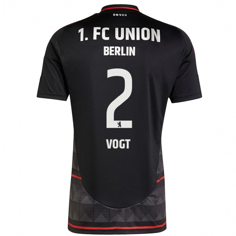 Danxen Men Kevin Vogt #2 Black Away Jersey 2024/25 T-Shirt