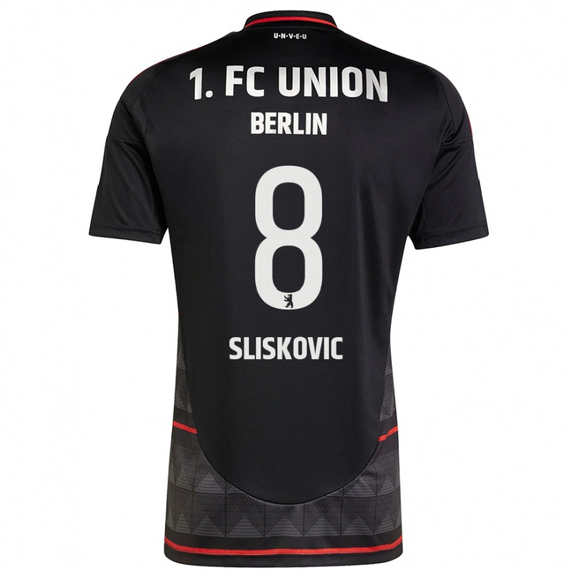 Danxen Men Duje Sliskovic #8 Black Away Jersey 2024/25 T-Shirt