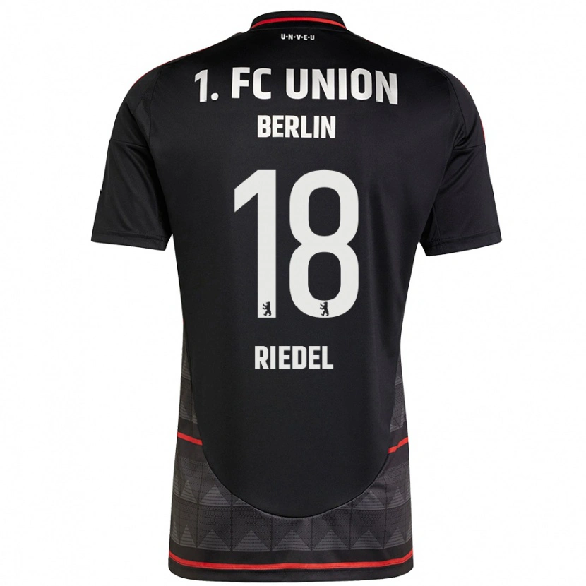 Danxen Men Aaron Riedel #18 Black Away Jersey 2024/25 T-Shirt