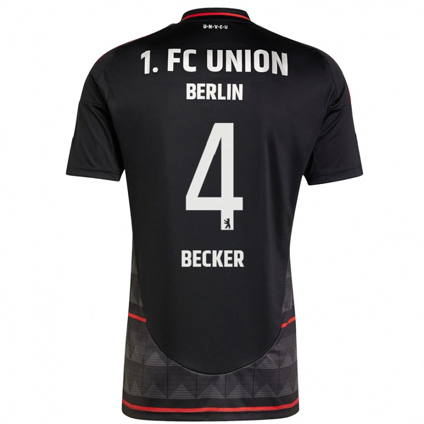 Danxen Men Marie Becker #4 Black Away Jersey 2024/25 T-Shirt