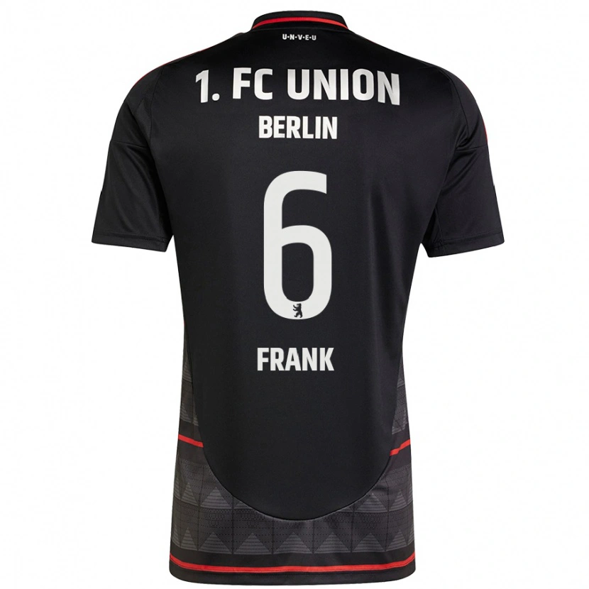 Danxen Men Celine Frank #6 Black Away Jersey 2024/25 T-Shirt