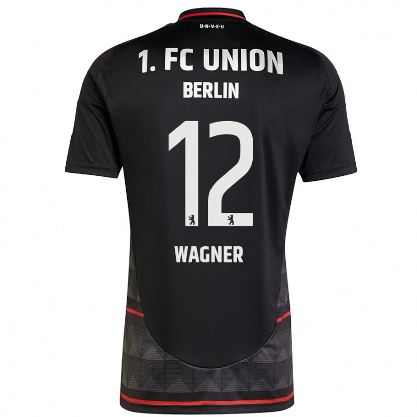 Danxen Men Melanie Wagner #12 Black Away Jersey 2024/25 T-Shirt