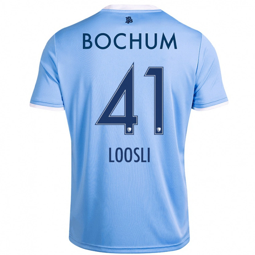 Danxen Men Noah Loosli #41 Sky Blue Away Jersey 2024/25 T-Shirt