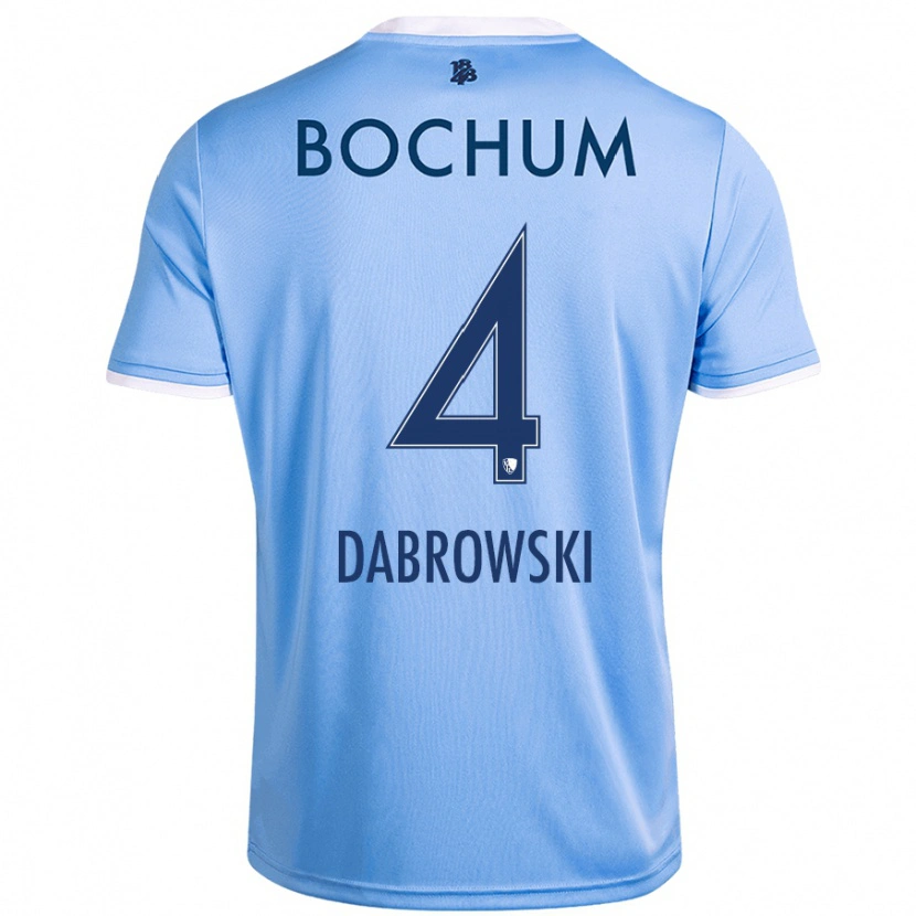 Danxen Men Luc Dabrowski #4 Sky Blue Away Jersey 2024/25 T-Shirt