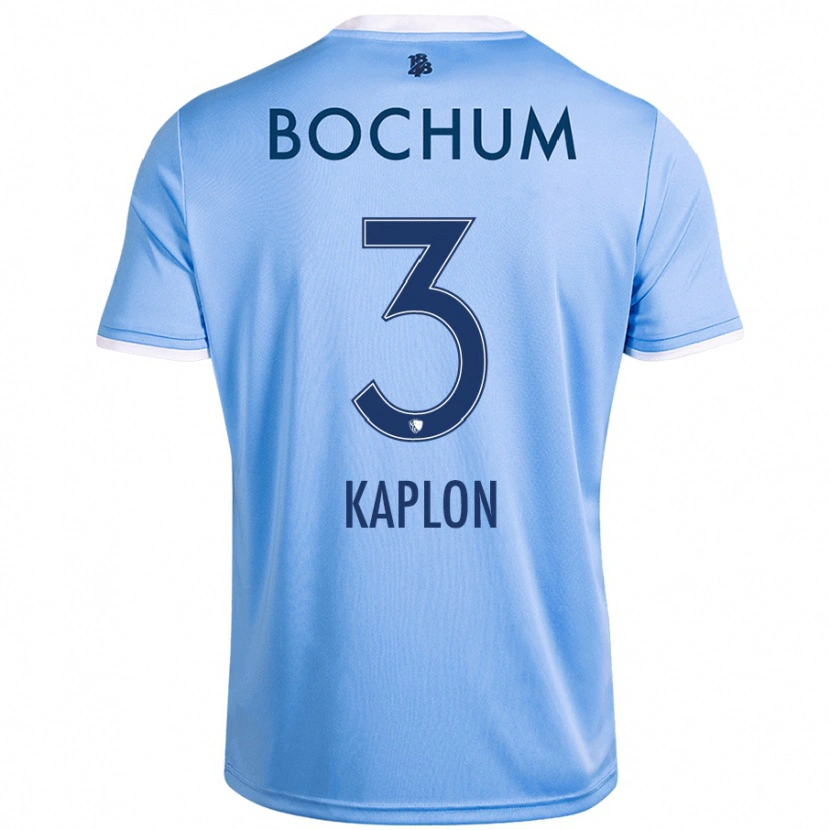 Danxen Men Frauke Kaplon #3 Sky Blue Away Jersey 2024/25 T-Shirt