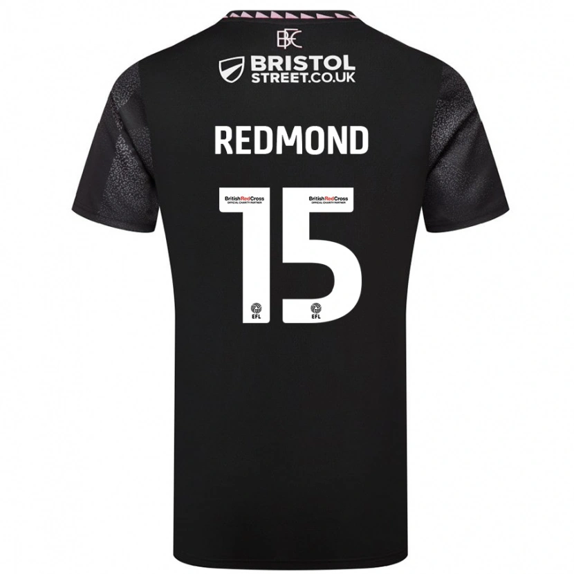 Danxen Men Nathan Redmond #15 Black Away Jersey 2024/25 T-Shirt