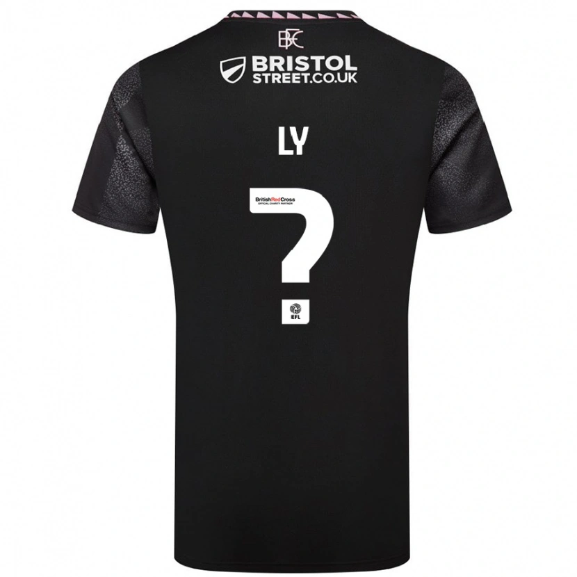 Danxen Men Brandon Ly #0 Black Away Jersey 2024/25 T-Shirt