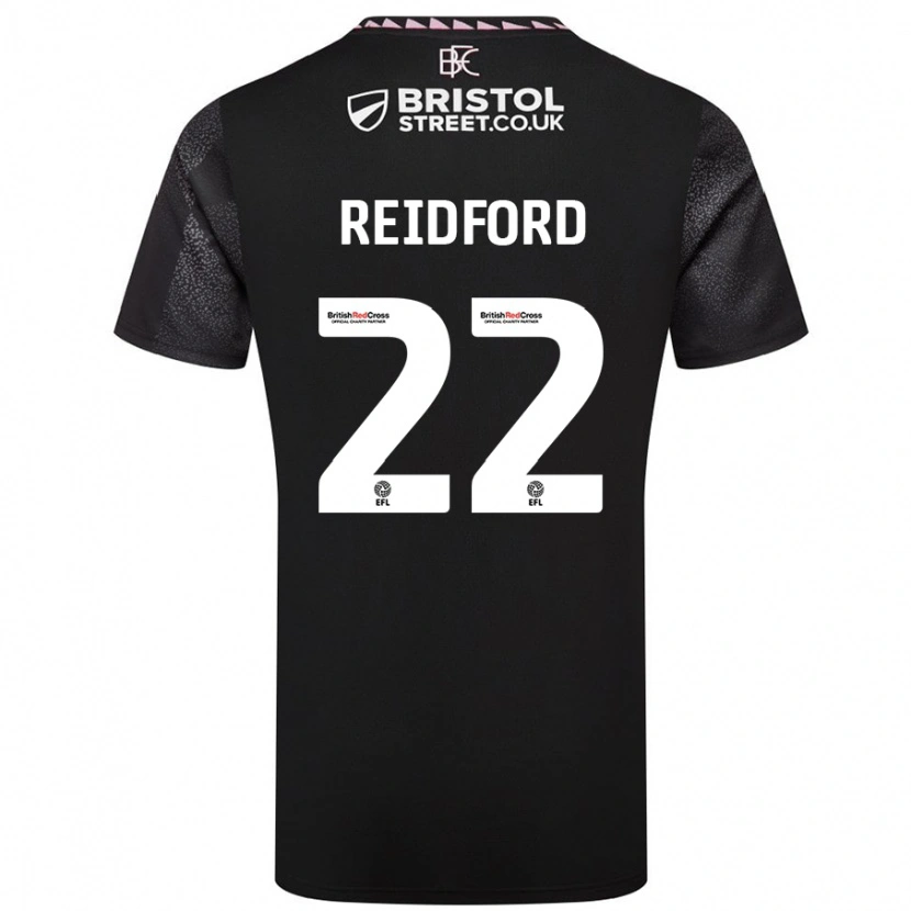 Danxen Men Isabella Reidford #22 Black Away Jersey 2024/25 T-Shirt