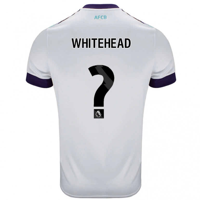 Danxen Men Tommy Whitehead #0 White Green Purple Away Jersey 2024/25 T-Shirt